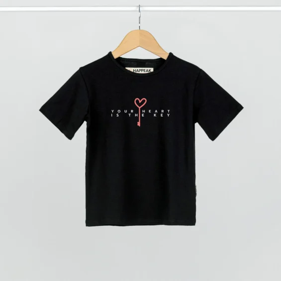 Kids T-shirt “Heart is the key” Clothing  - 4