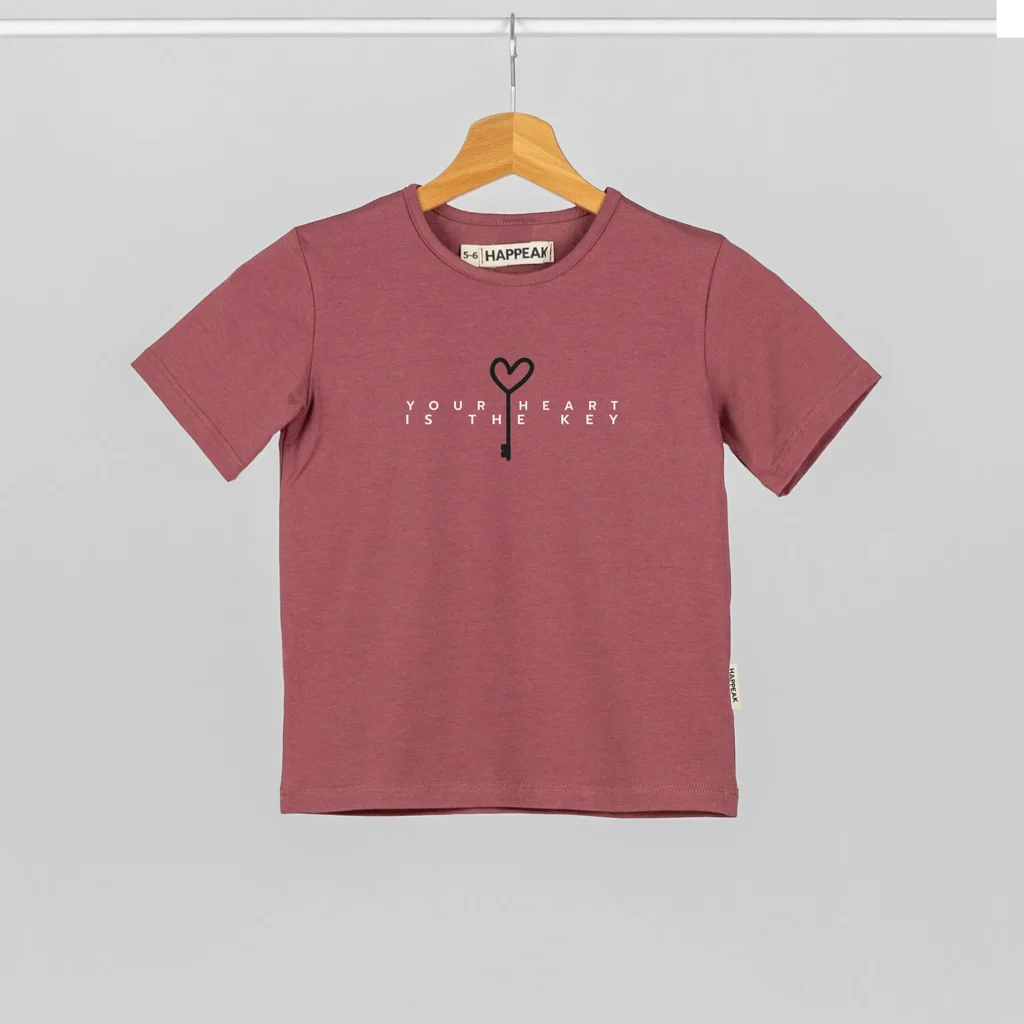 Kids T-shirt “Heart is the key” Clothing  - 3