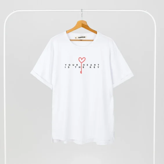 Unisex T-shirt “Heart is the key” T-shirts - 5 Unisex T-shirt “Heart is the key” T-shirts - 5