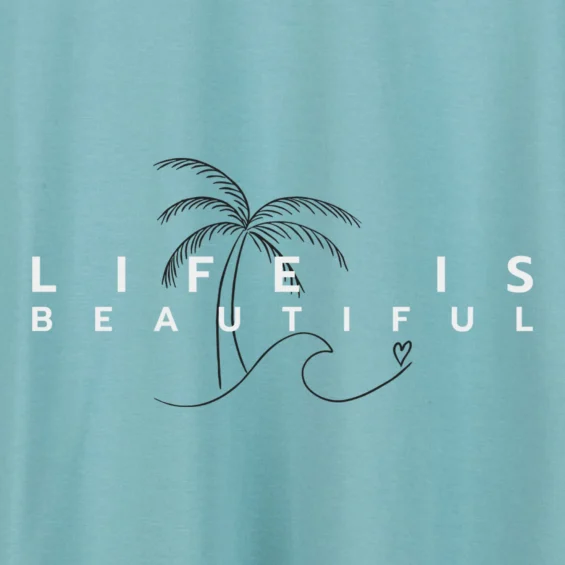 Unisex T-shirt “Life is beautiful” T-shirts  - 6