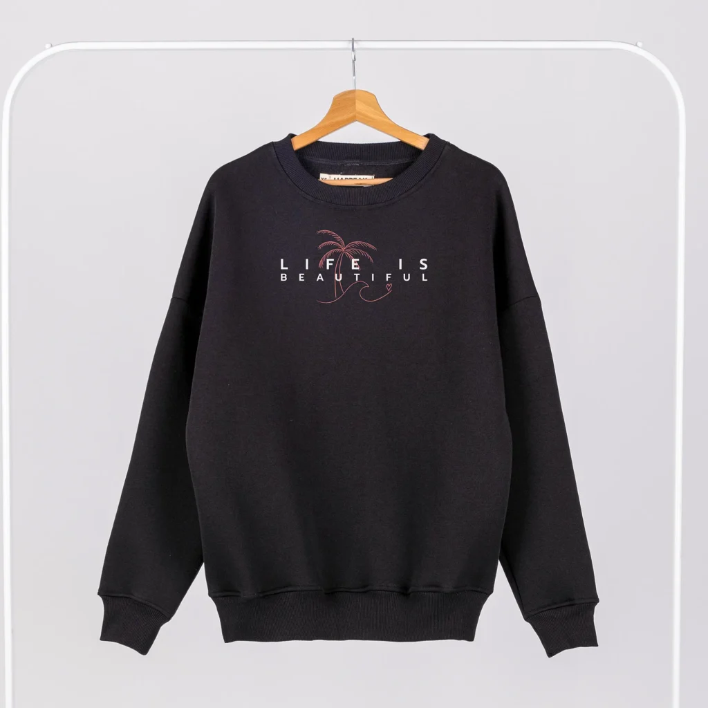 Unisex Sweatshirt “Life is beautiful” Sweatshirts  - 1