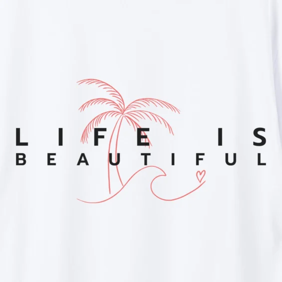 Unisex T-shirt “Life is beautiful” T-shirts  - 4