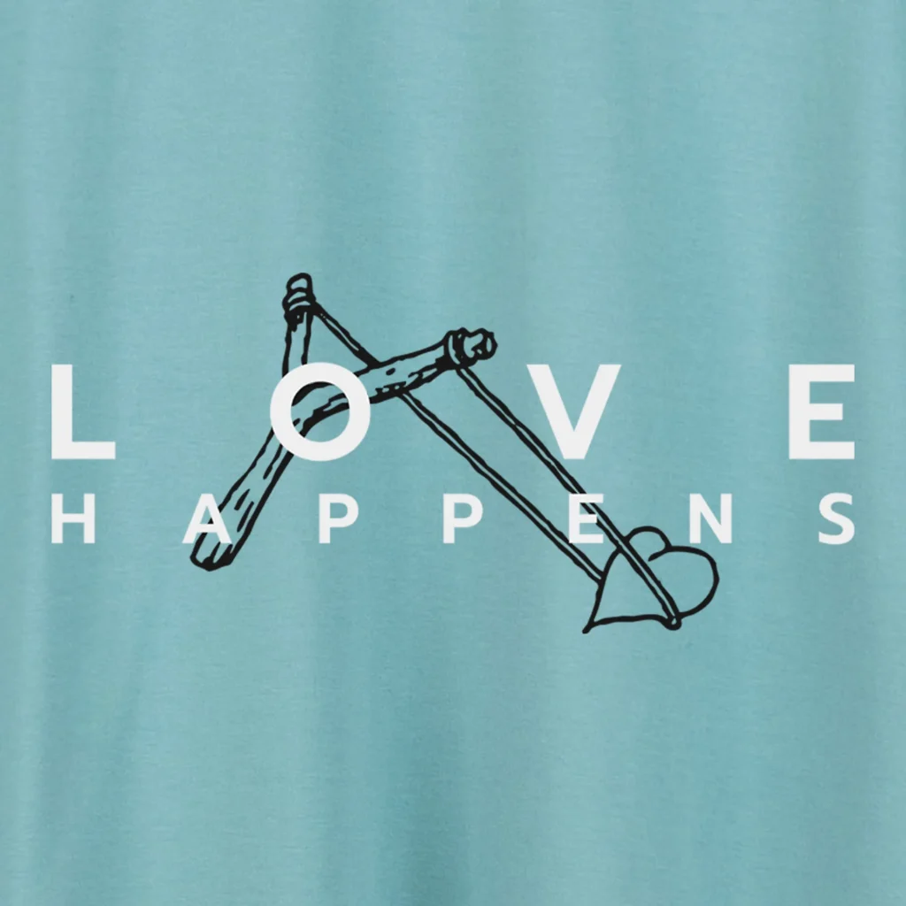 Unisex T-shirt “Love happens” T-shirts  - 4