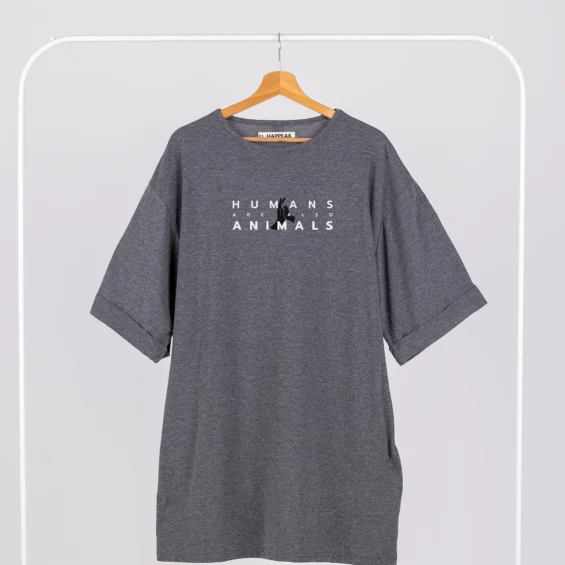 Short dress “Humans are also animals” Dresses  - 5