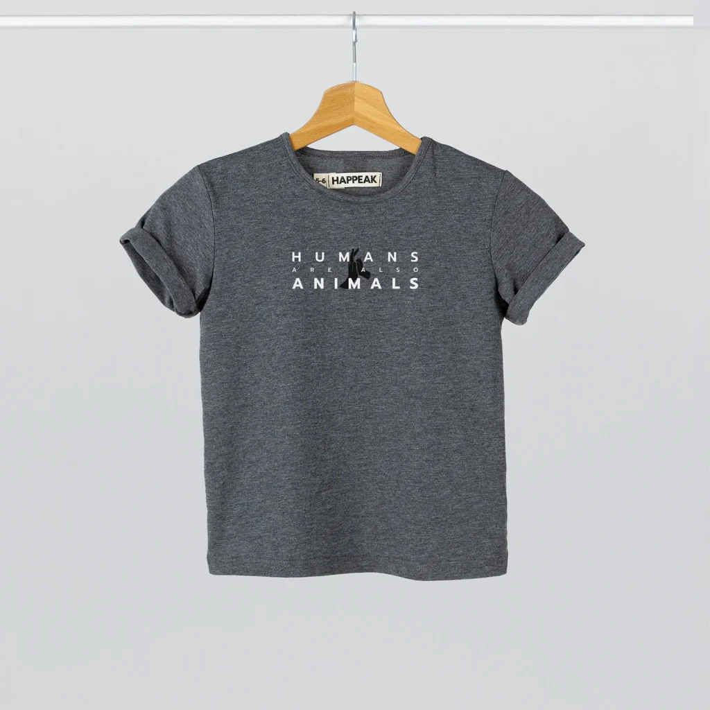 Kids T-shirt “Humans are also animals” Clothing  - 3