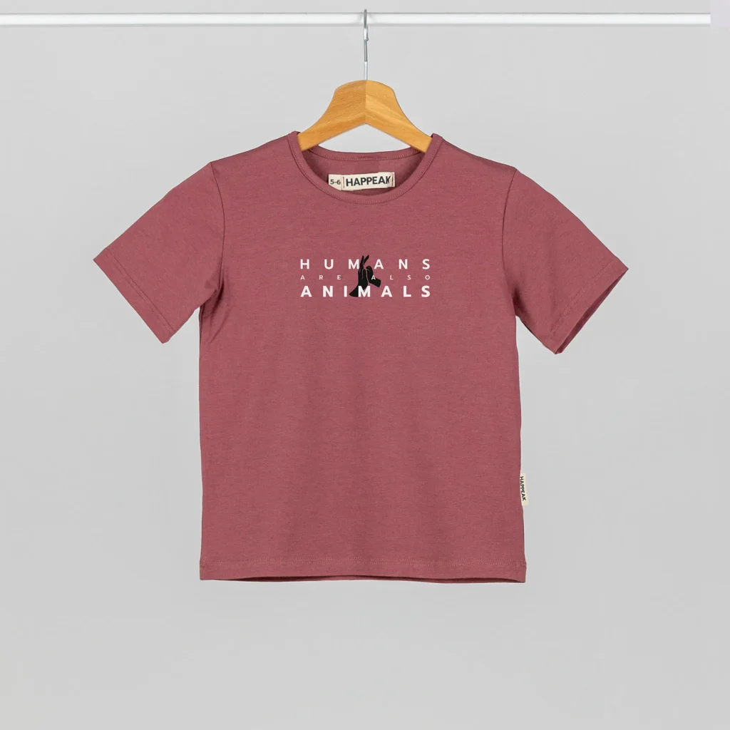 Kids T-shirt “Humans are also animals” Clothing  - 2