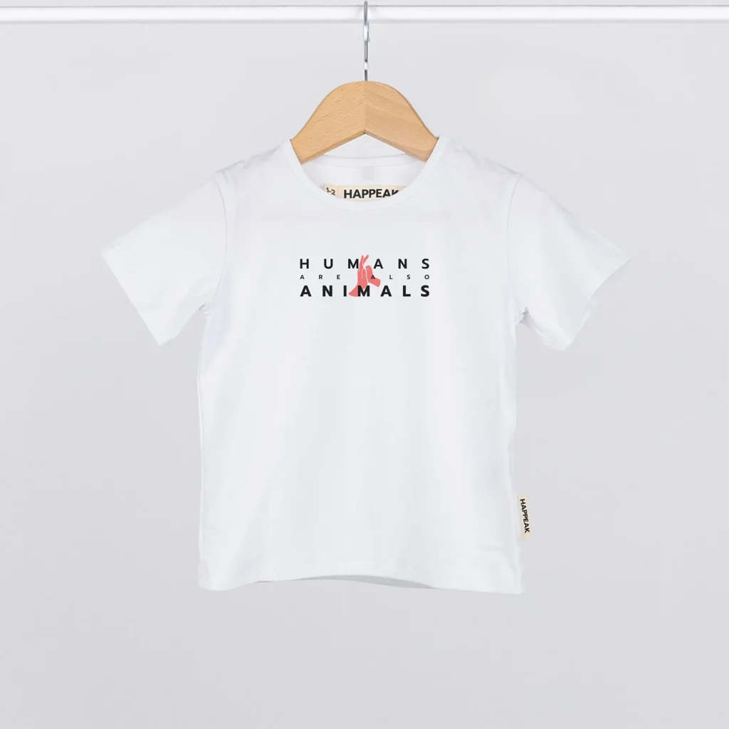 Kids T-shirt “Humans are also animals” Clothing  - 1