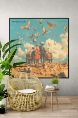 Canvas Can You Still Think? Paveikslas ant drobes