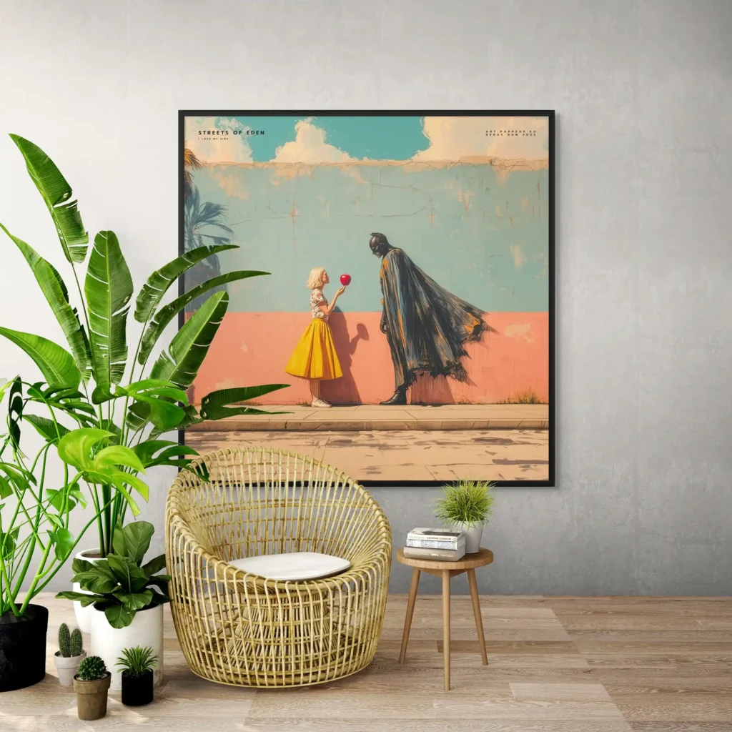 Canvas – Streets of eden Canvas  - 1