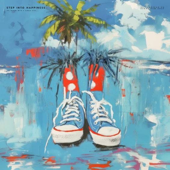 Canvas “Step into happiness” Canvas  - 6