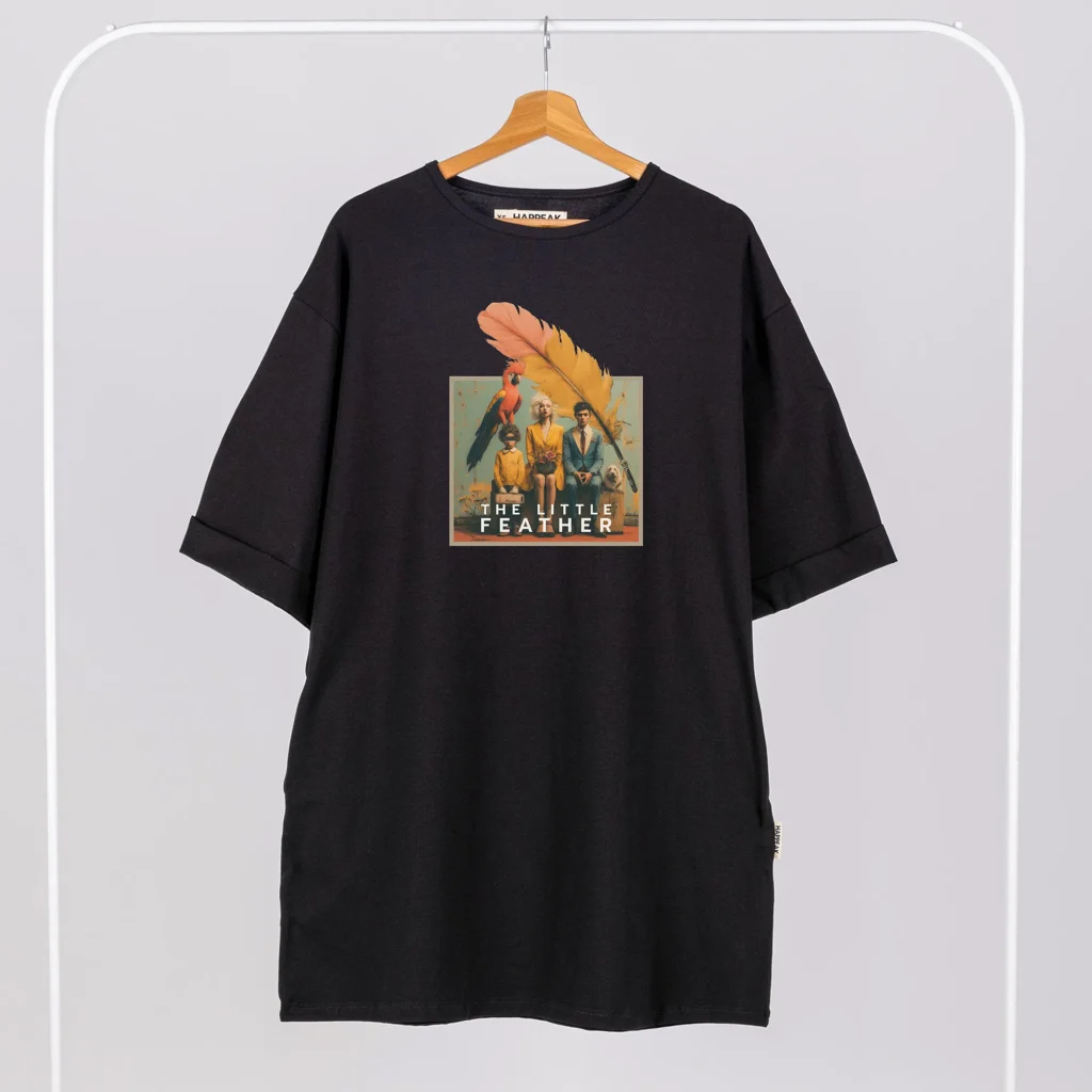 Short dress “The little feather” Dresses  - 1