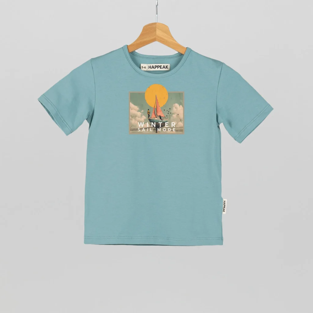 Kids T-shirt “Winter sail mode” Clothing  - 2
