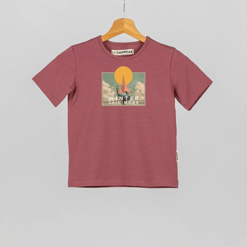 Kids T-shirt “Winter sail mode” Clothing  - 3