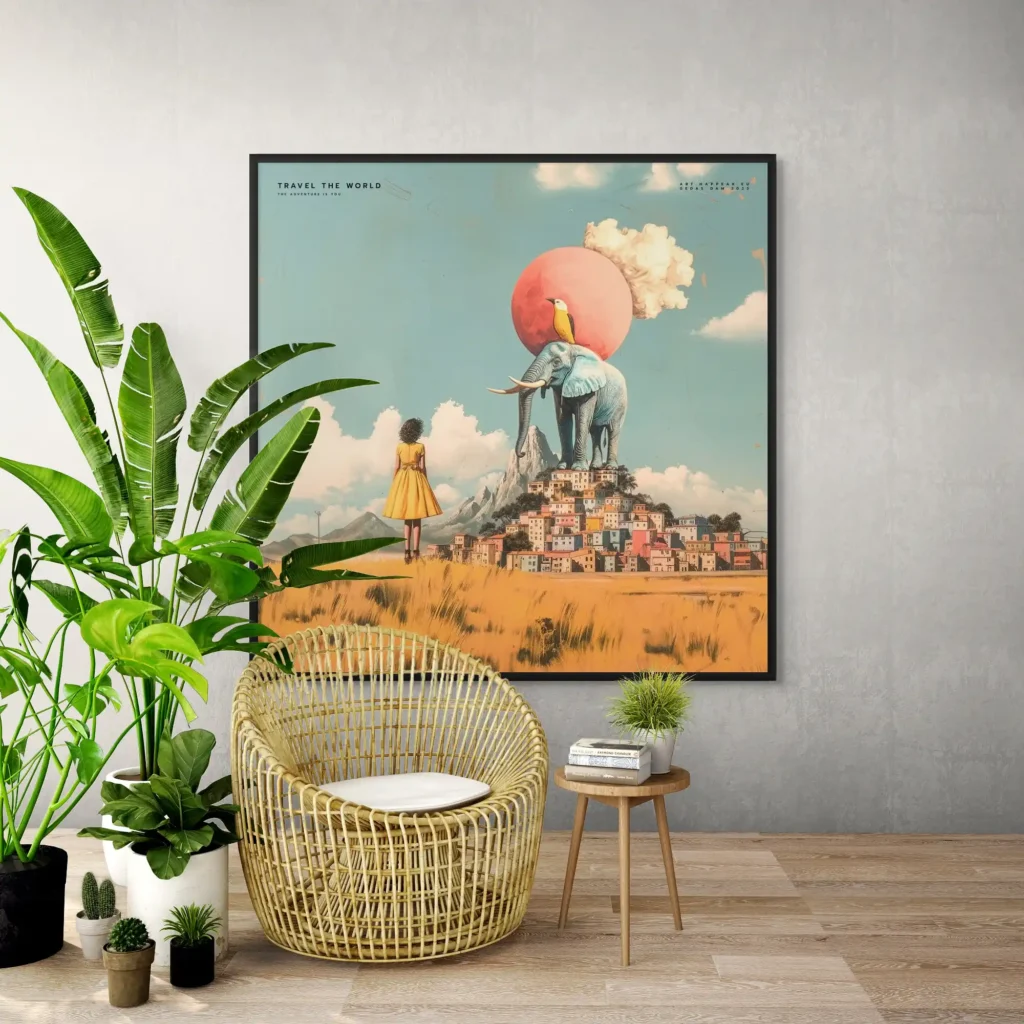 Canvas “Travel the world” Canvas  - 1