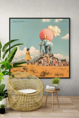 Canvas Travel the World Paveikslas ant drobės