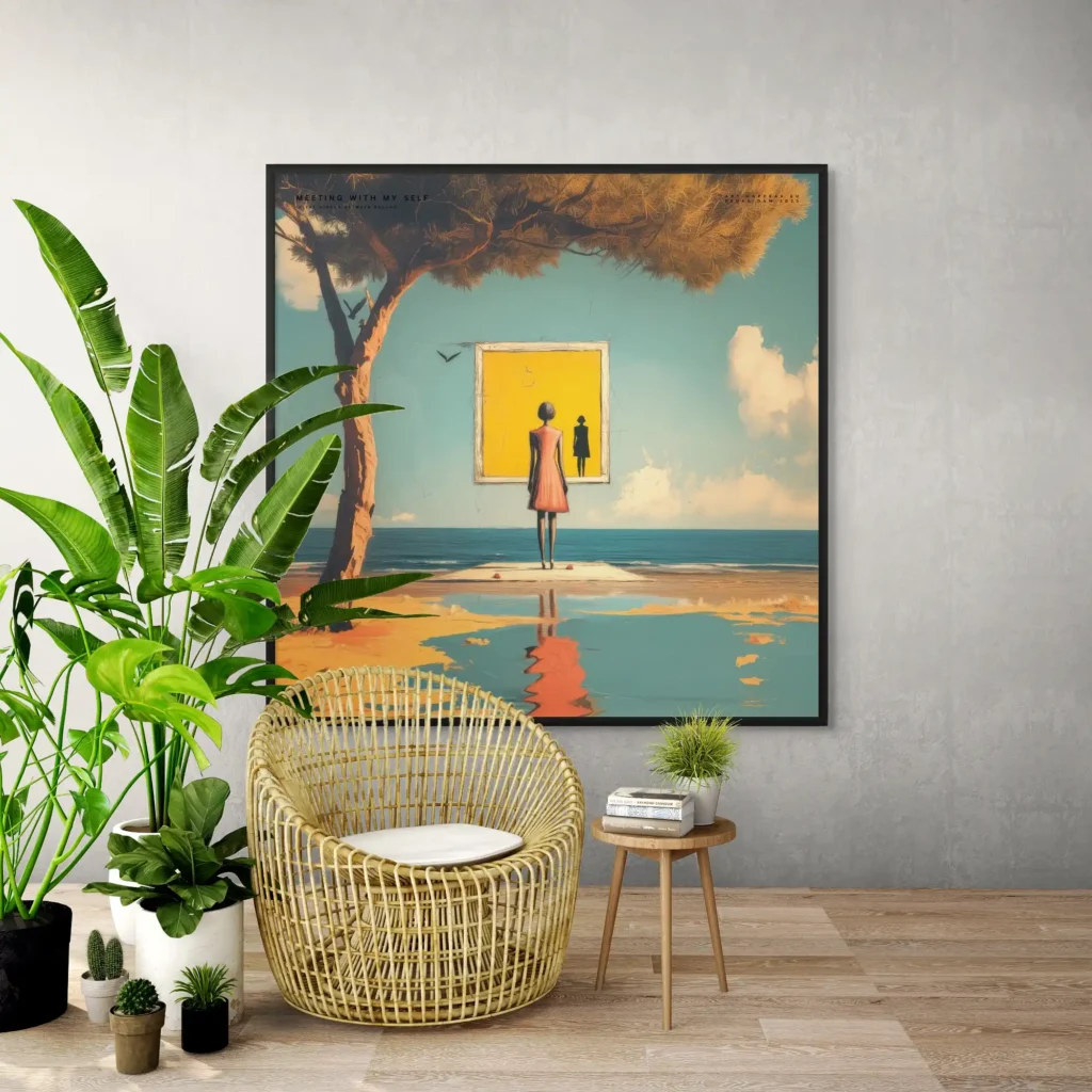 Canvas “Meeting with my self” Canvas  - 1