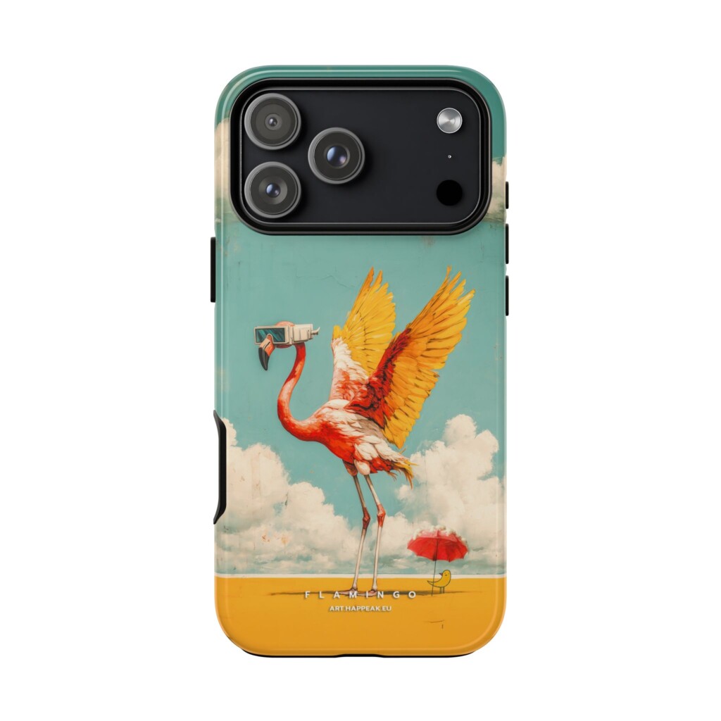 Phone Case – Flamingo Art  - 1
