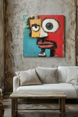 Framed Canvas If you try walking in my shoes