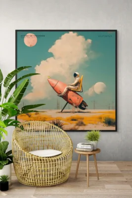 Canvas Sitting on Tomorrow Paveikslas ant drobes