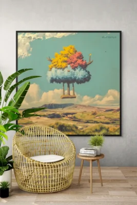 Canvas Skyfluff Paveikslas ant drobės