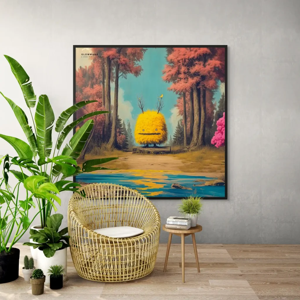 Canvas “Glowmunk” Canvas  - 1