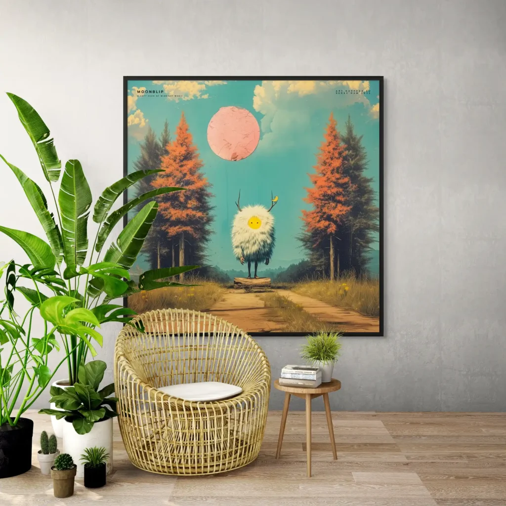 Canvas “Moonblip” Canvas  - 1