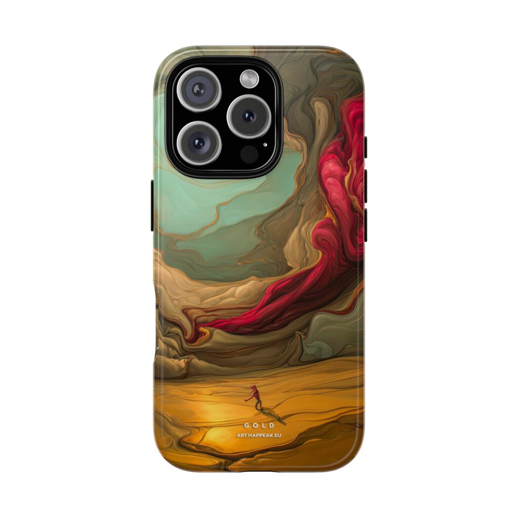 Phone Case – Gold Abstract  - 1