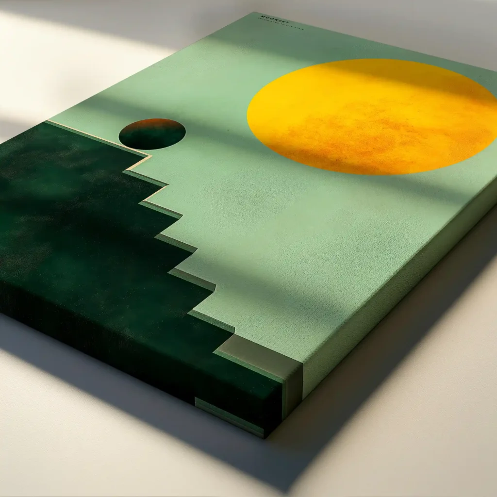 Canvas “Moonset” Canvas  - 2