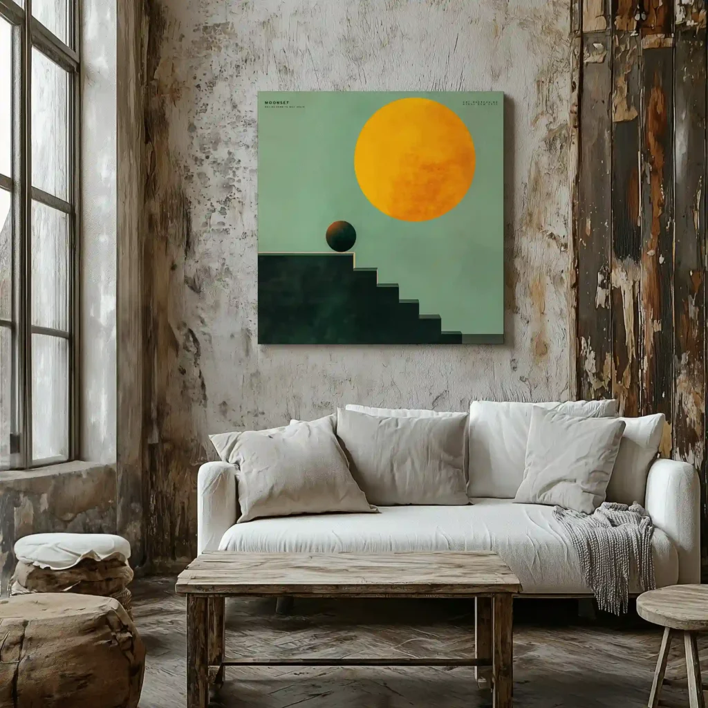 Canvas “Moonset” Canvas  - 1