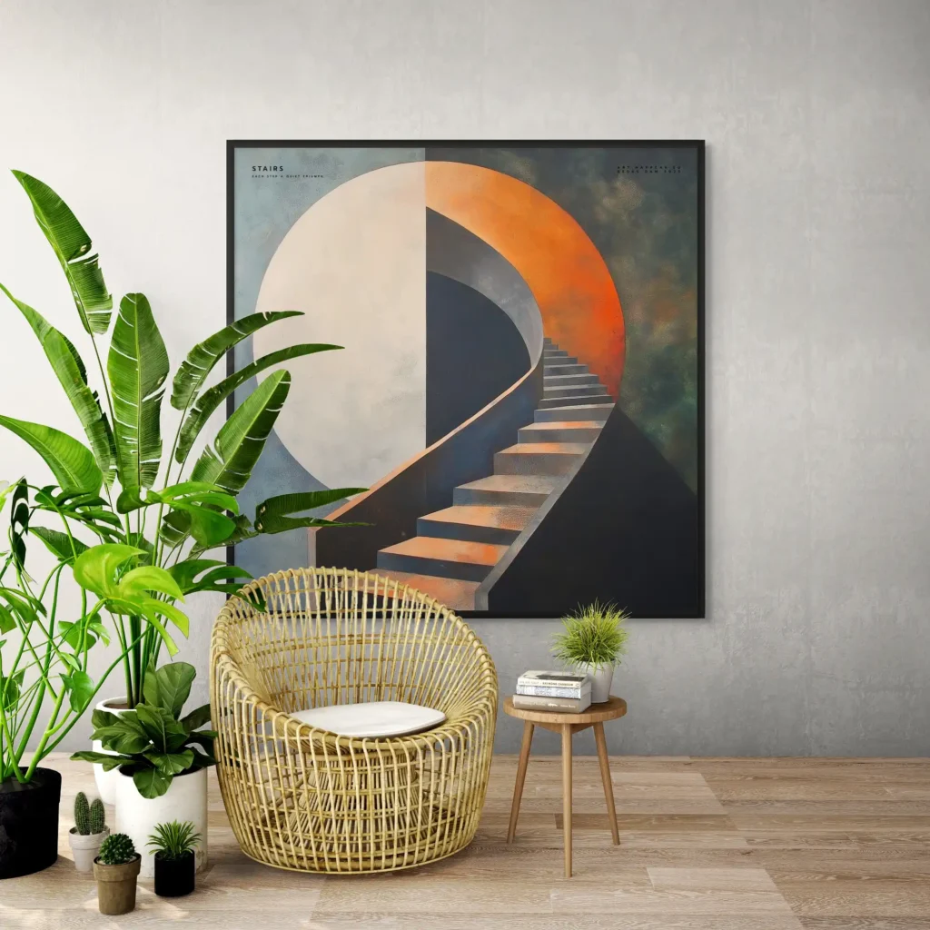 Canvas “Stairs” Canvas  - 1