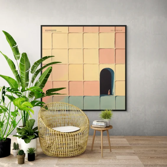 Canvas “Door keeper” Canvas  - 3
