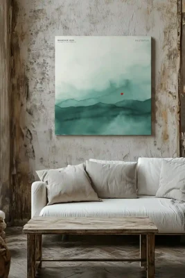 Canvas Mountain Love