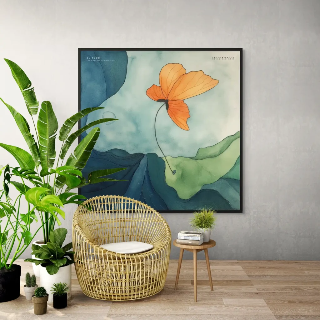 Canvas “El Flor” Canvas  - 1