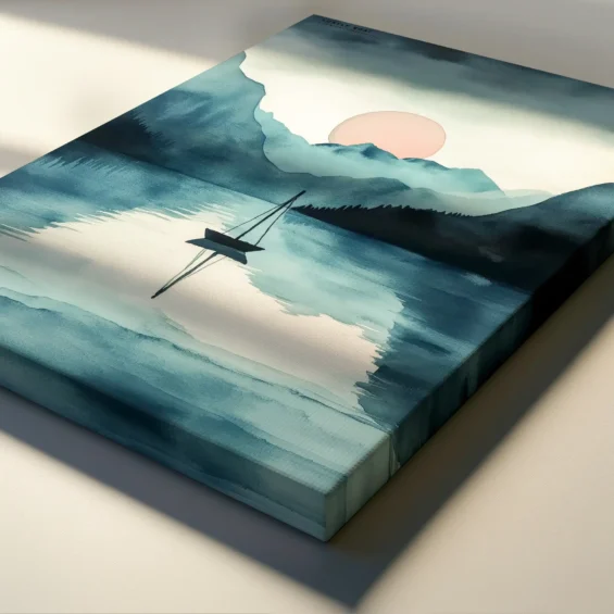 Canvas “Lonely boat” Canvas  - 2