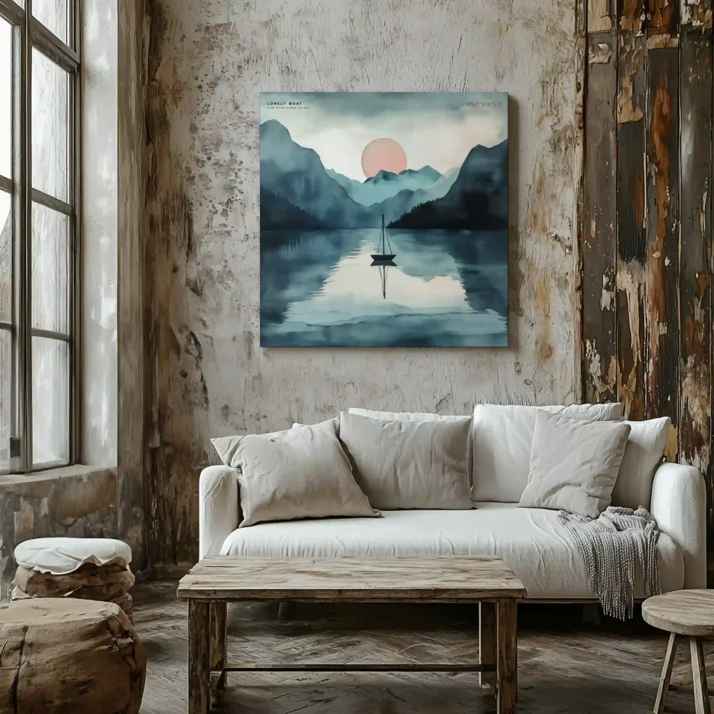 Canvas “Lonely boat” Canvas  - 1
