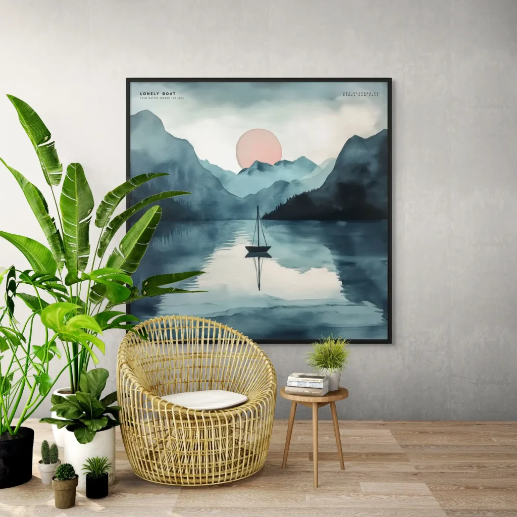 Canvas “Lonely boat” Canvas  - 1