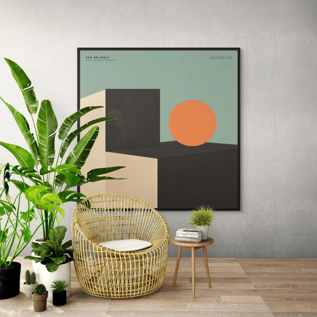 Canvas “Sun on shelf” Canvas  - 1