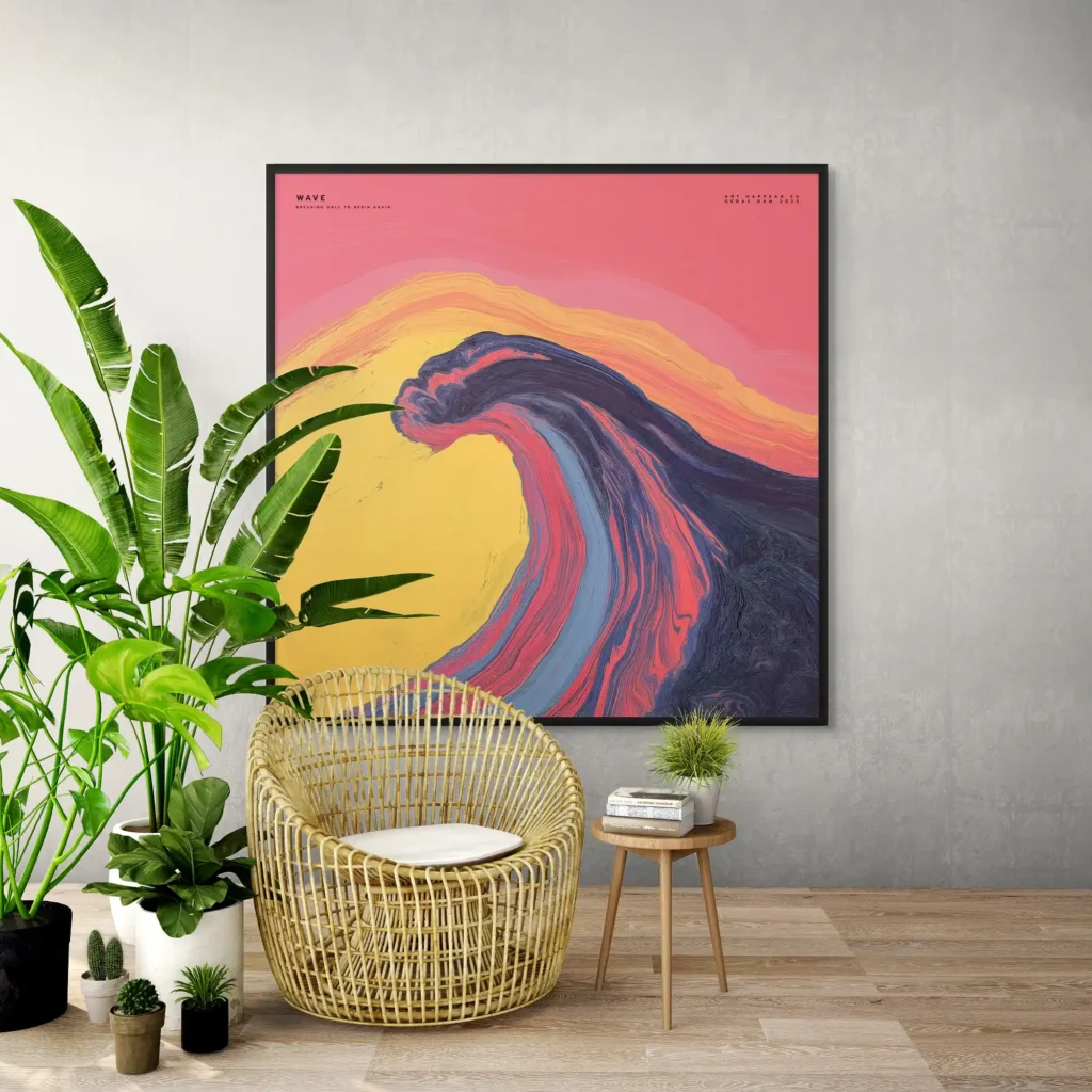 Canvas “Wave” Canvas  - 1