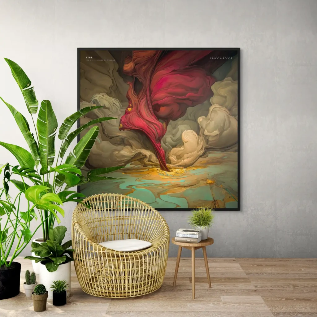 Canvas “Fire” Canvas  - 1