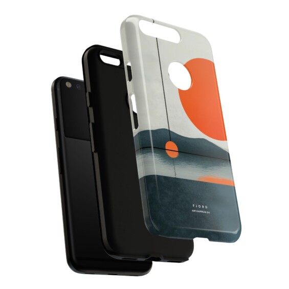 Phone Case – Fjord sunset Abstract  - 4
