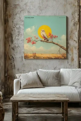 canvas wall art the moon keeper
