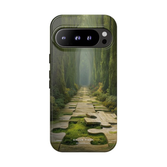 Phone Case – Green Piece Art  - 2