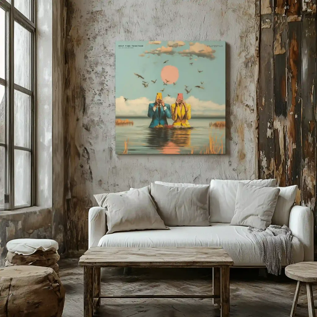 Canvas “Best Time Together” Canvas  - 1