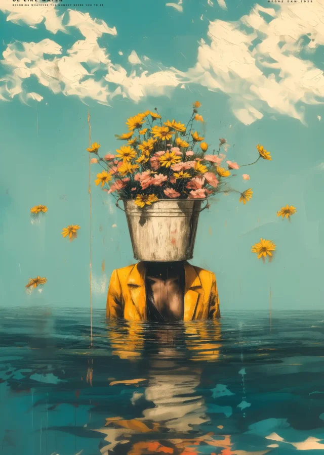 framed canvas print like water