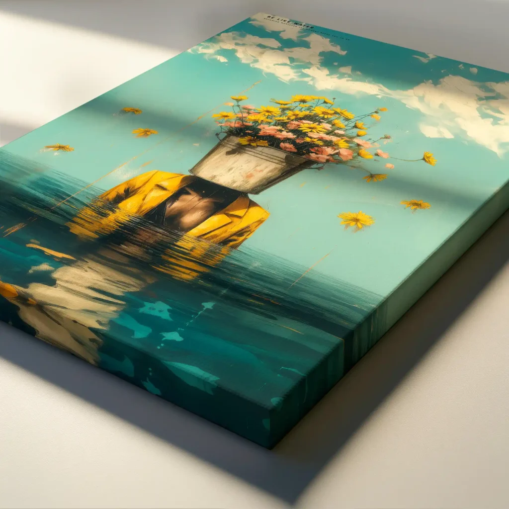 Canvas “Be Water My Friend” Canvas  - 2