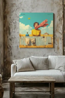Canvas Silent Love Pavekslas ant drobes