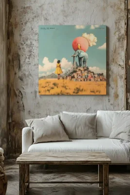 Canvas Travel the World Paveikslas ant drobės