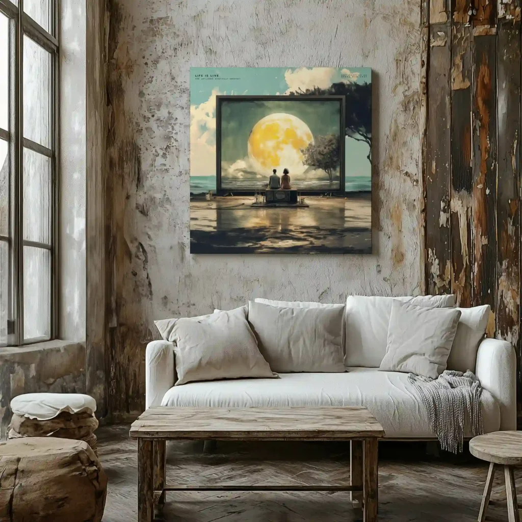 Canvas “Life is live” Canvas  - 1