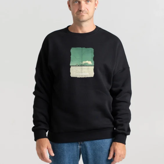Unisex Sweatshirt “Life happens” Sweatshirts  - 2