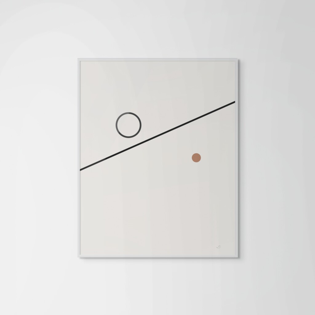 Balance 01 – Minimal Geometric Framed Poster Posters  - 5